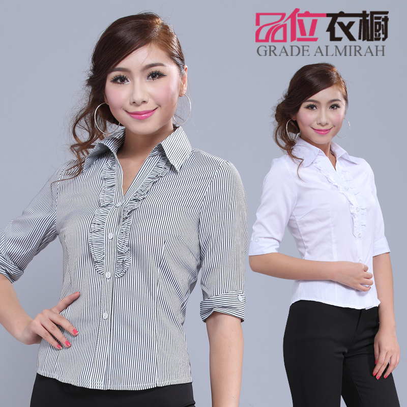 Free shipping Work wear women's skirt work wear autumn and winter professional set fashion Women tooling shirt female