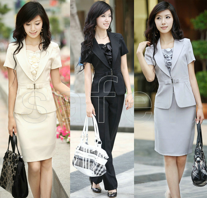 Free shipping Work wear work wear ol set fashion 2012 career summer set female dresses women's professional skirt