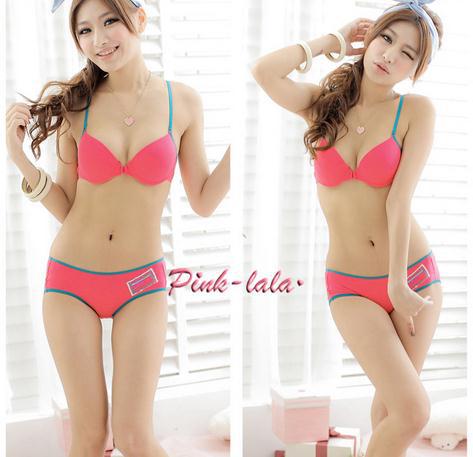 Free Shipping Y-type the word vest buckle bra sets 3/4 cup A B Cup (thin cup)