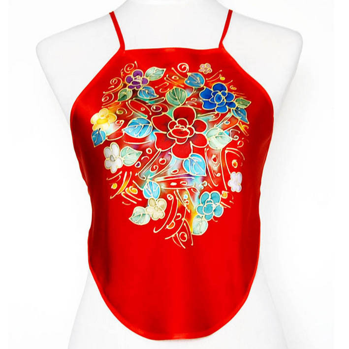 Free Shipping Y019 silk apron underwear spaghetti strap sexy sleepwear female