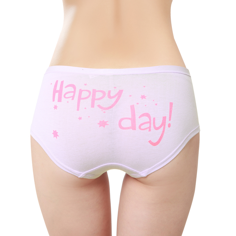 Free shipping Yanerwo flower 2012 100% sexy seamless elastic butt-lifting mid waist week pants panties female 5