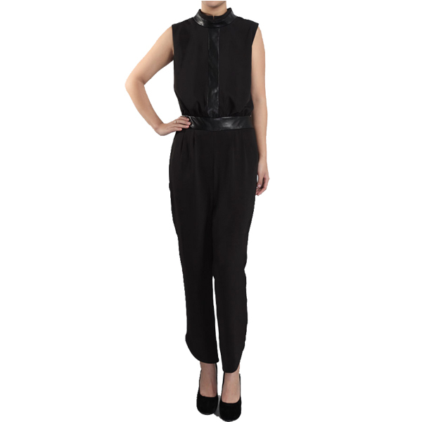 Free Shipping! YIGELILA 2013 Women fashion Black Backless Sexy Jumpsuit 595