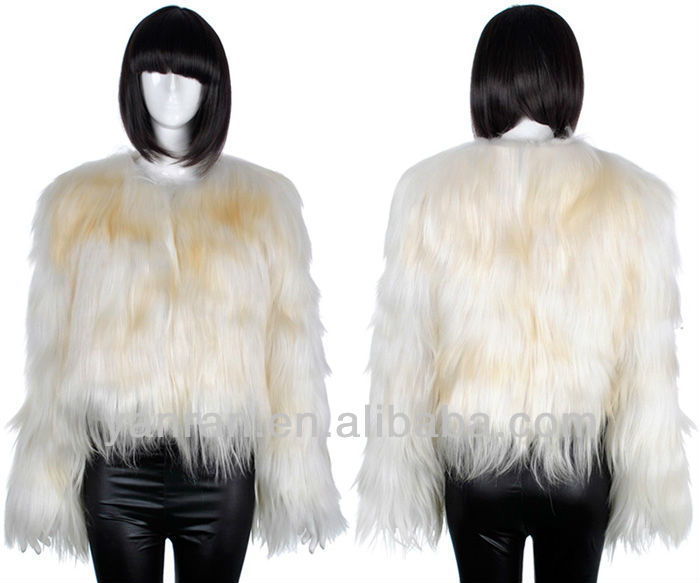 Free shipping YR-082 Kadissia Goat fur coat long fur jacket ~Factory direct sale