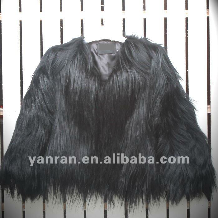 Free shipping YR-499 Fashion style Genuine Goat fur jacket~wholesale~retail~Customized