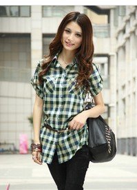 Free Shippng 2013  women causul cotton  shirts, women fashion big size bouses+saches, retail and wholesale