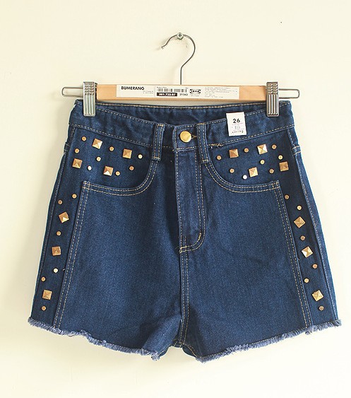 Free  shoping   street fashion oranges fit denim shorts.. TB 3075