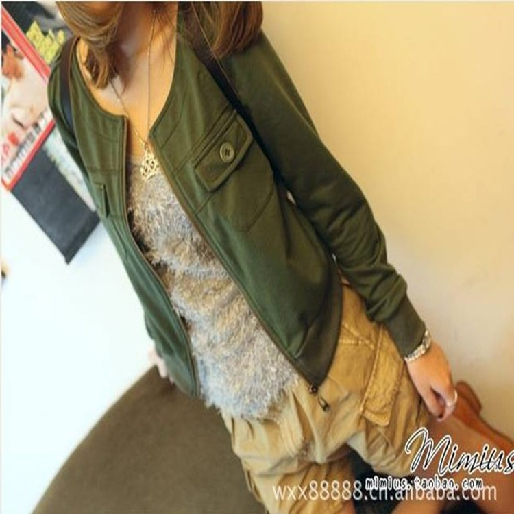 Free shpping 2012 winter Pure color cardigan long sleeve big yards short coat hoodies-c10