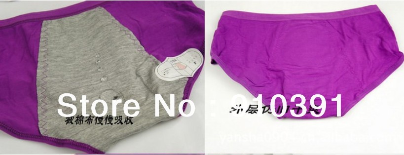 Freeship/EMS,leakage-proof physiological pants,physiology period underwear,menstrual period pants,sexy lady menses briefs supply