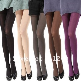 Freeshipping (1piece/lot) 120D velvet pantyhose the wild good quality candy color super was thin bottoming socks