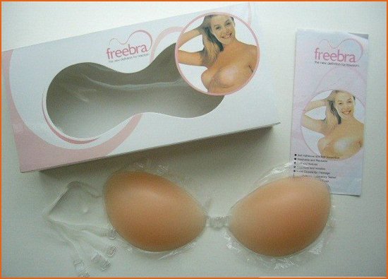 freeshipping Adhesive Silicone Strapless Backless Bra. Available Cup Size A,B,C or D 10pcs/lot