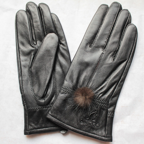 Freeshipping Lovely paragraph L ' ALPINA women's sheepskin gloves genuine leather gloves multicolor