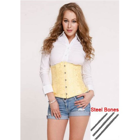 Freeshipping! With Steel Bones! Sexy lingerie Fashion Overbust Brocade Corsets Sexy Corset with Steel Bones - SH7015STEEL