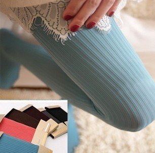 From freight high quality wholesale Show thin thick vertical stripes tights render sox color socks