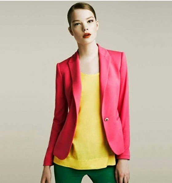 FS256 Free shipping!Fashion Design Good Quality Colorful Coats