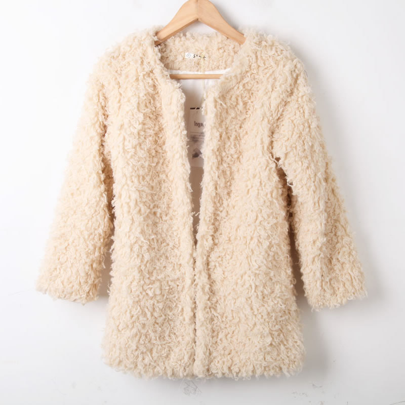 Fur coat 2012 autumn and winter lamb wool medium-long long-sleeve fur coat female