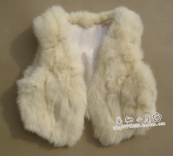 Fur coat rabbit fur vest waistcoat fur vest lovely vest vivi beige vest