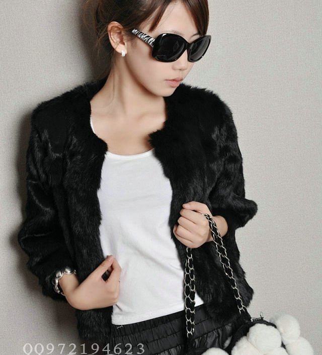 Fur coat short design 2013 women's 7 slim faux wool outerwear