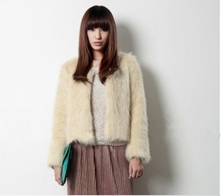 Fur coat women 2012 faux fur coat short design women's casual outerwear