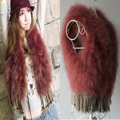 Fur vest ostrich wool vest short design rabbit fur women's clothes outerwear