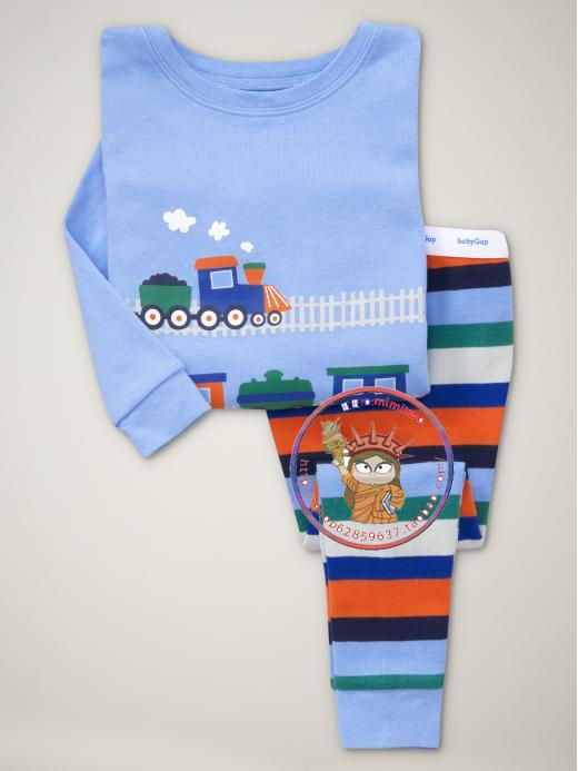 G child lounge ploughboys set pattern cartoon clothes 7111