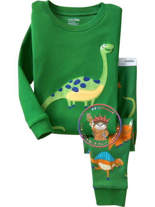 G lounge ploughboys set green pattern cartoon clothes 7027