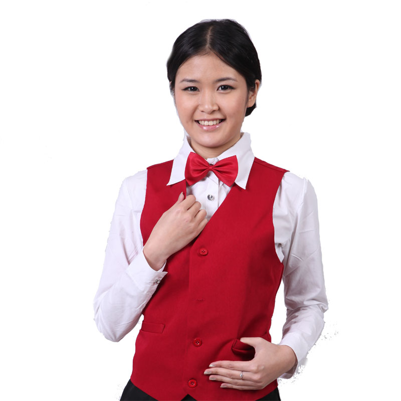 Gb-012 women's work vest class service printing