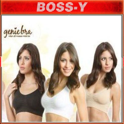 Genie Bra BODY SHAPER Push Up BREAST RHONDA SHEAR ( Include chest pad )  ahh bra 3pcs of 1lot