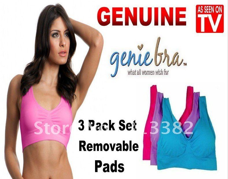 Genie Bra With Removable Pads Sport Seamless Bra Free Shipping