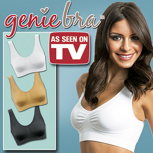 Genie Bra With Removable Pads Sport Seamless Bra Free Shipping