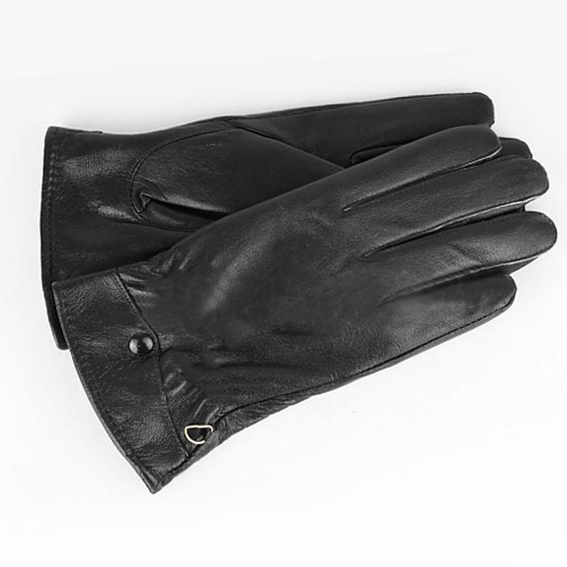 Genuine leather gloves winter thermal women's genuine leather gloves