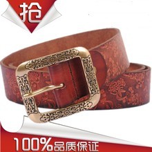 Genuine leather petals women's strap genuine leather fashion women belt all-match (BL007)