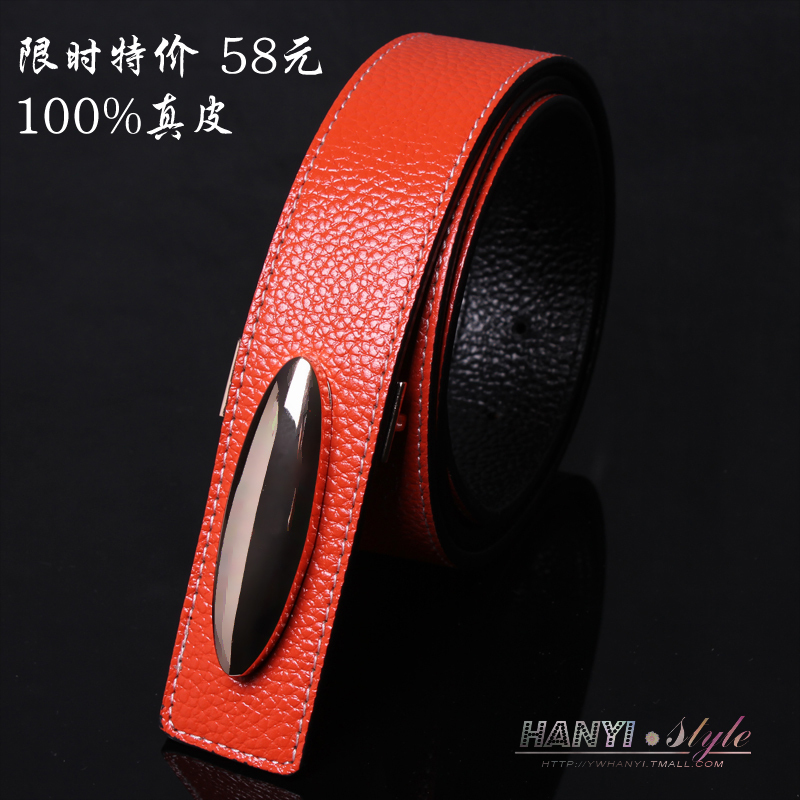 Genuine leather strap Women fashion all-match belt female decoration cowhide