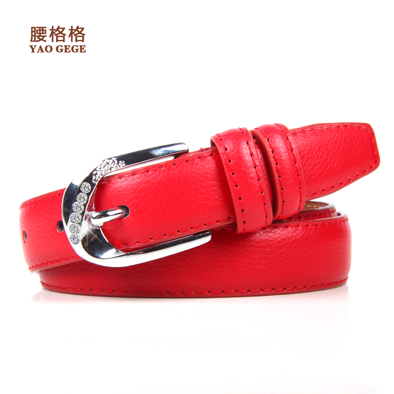 Genuine leather strap women's female fashion belt female all-match