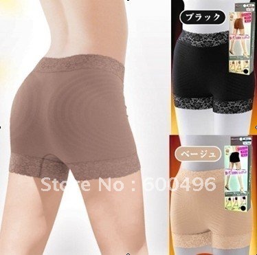 germanium titanium flat belly High Hip lace underwear womens super model body 300pcs/lot DHL free shipping