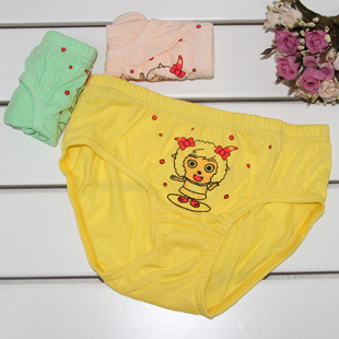 Gil child small panties baby panties briefs female child panties 100% cotton baby bread pants shorts