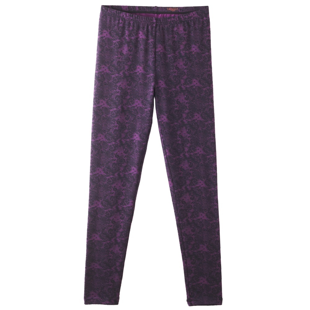 GIORDANO women's g-warmer intelligent print pants 01511702