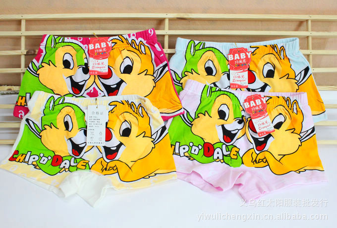 Girls/boys shorts panties cotton character children  underwear  boxers for 10-13 & 7-9 yrs 10pcs/lot free shipping ZL-0042