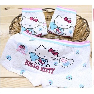 Girls shorts/briefs,female children kitty underwear panties, wholesale,12pcs/a lot,free shipping