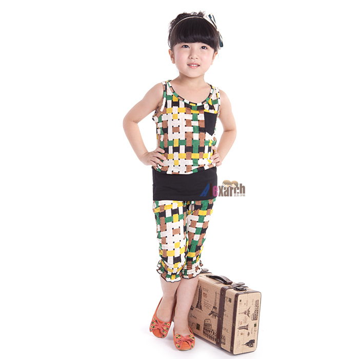 ## Girls summer clothing cool breathable comfortable lovely vest t-shirt b2033