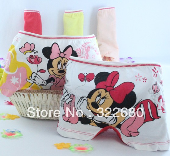 Girls the new Minnie boxer underwear wholesale