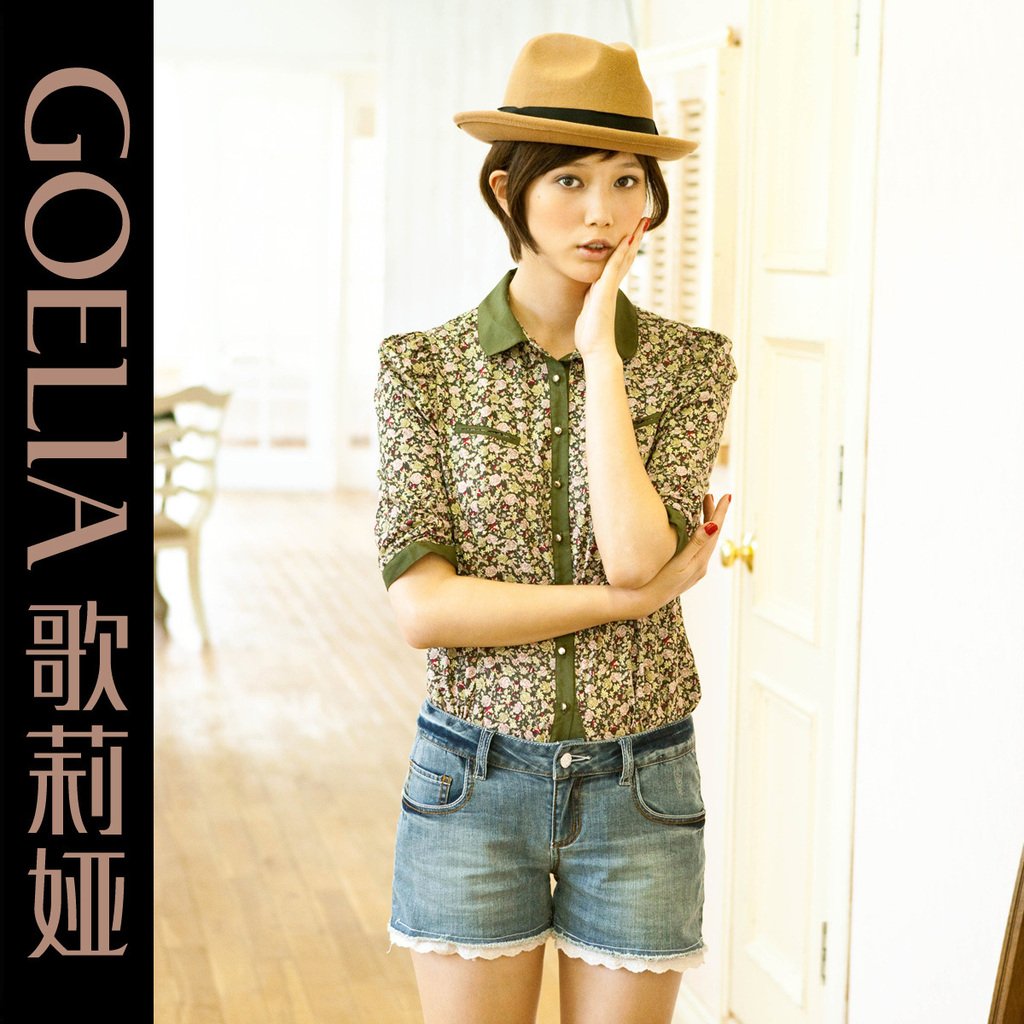 GOELIA goelia 2012 spring laciness denim shorts 399 23e1k790