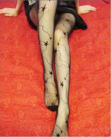 good-high quality and fashion sexy Wave shape pattern design Pantyhose