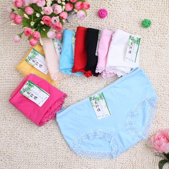 Good quality bamboo fiber panties for mid-aged women plus size free shipping