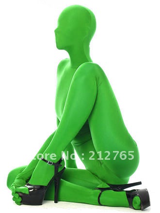 Green Zentai All-inclusive Tights A076