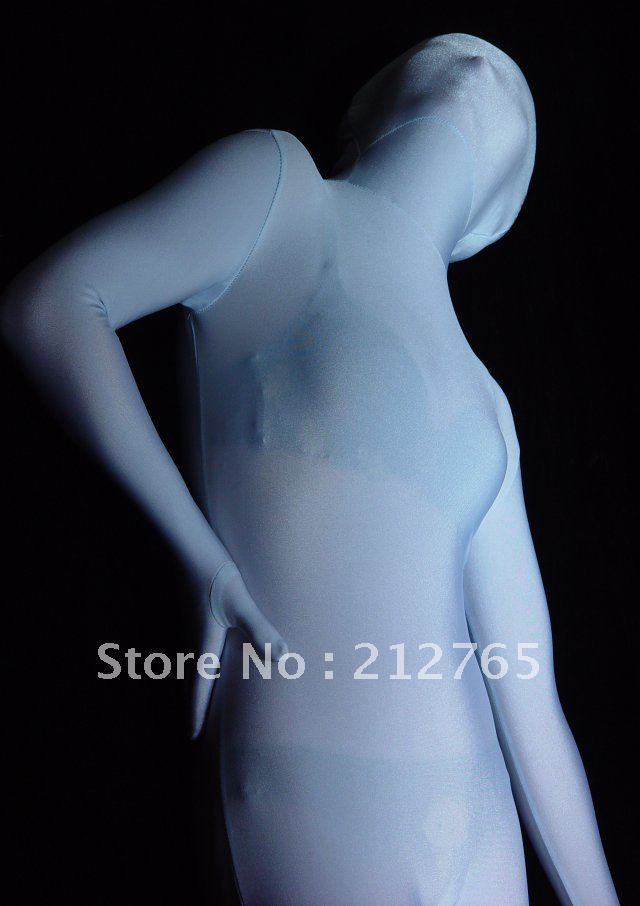 Grey Zentai Suits All-inclusive Tights A023