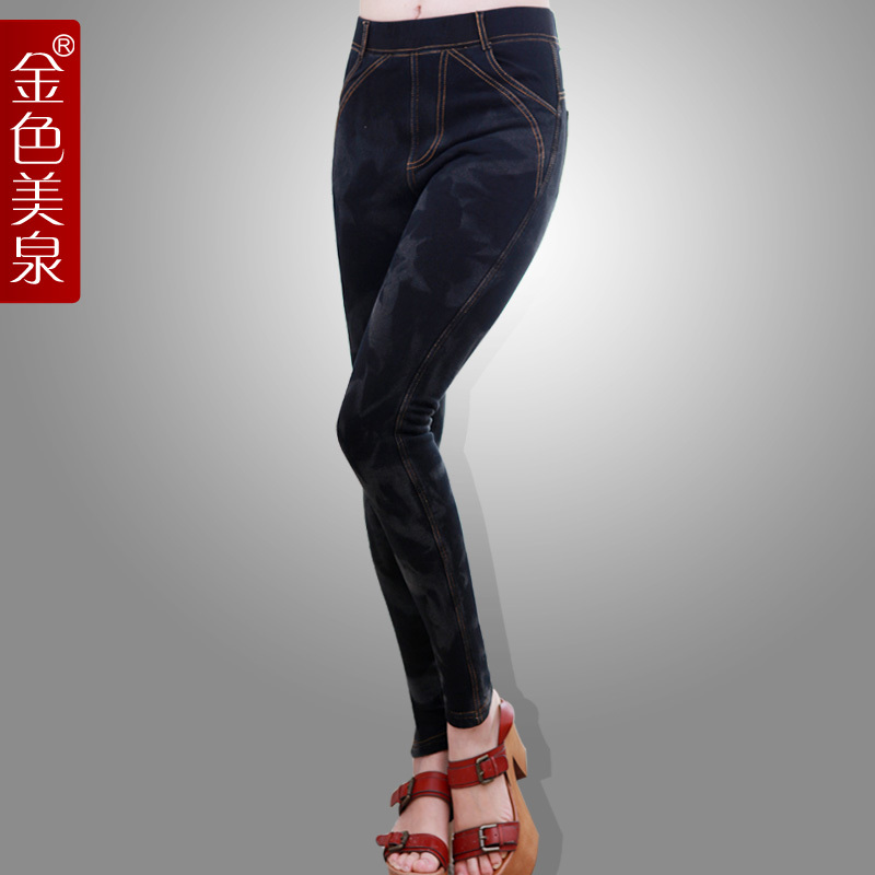 Growing-up Ceremony Fashion 100% cotton double layer thermal female embroidered bamboo charcoal fiber trousers underwear