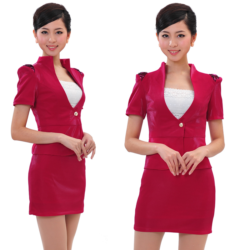 Ha8 work wear summer female work wear front desk clothes