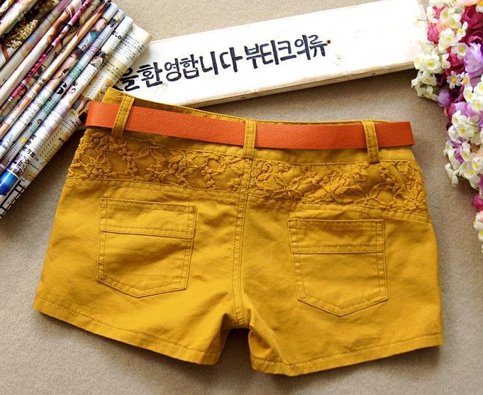 Han edition women's fashion sexy small waist leisure shorts hot pants cultivate one's morality tight super shorts