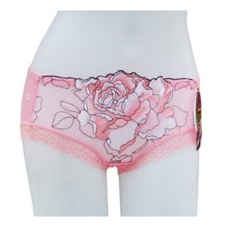 Healthy Ladies Collagen underwear Women Lace Embroidered flowers Briefs Free shipping D-2008