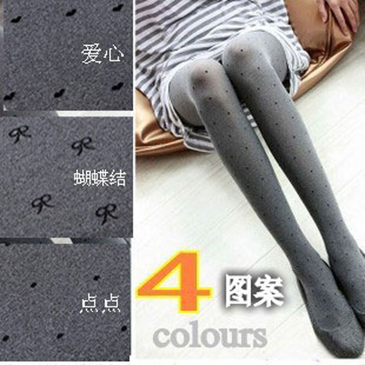 Hemp grey retro socks jacquard velvet show thin render even pants trample feet stockings socks sesame mud